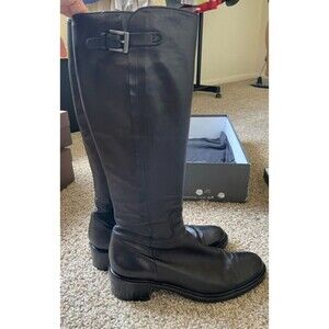 Roberto Del Carlo Black size 38.5 Leather Boots 2” heel